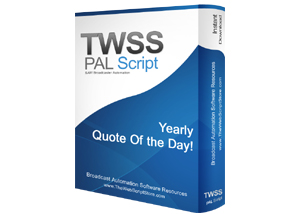 Yearly Quote Of The Day PAL Script