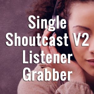 Shoutcast Listeners to Text Software