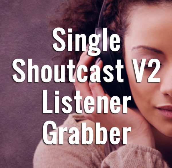 Shoutcast Listeners to Text Software