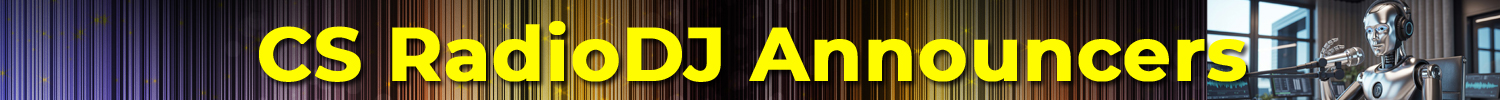 CS RadioDJ Announcers