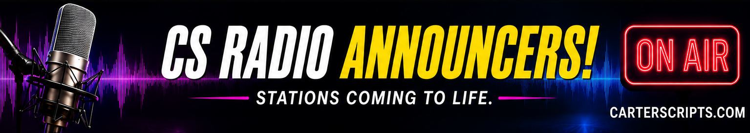 CS Radio Announcers